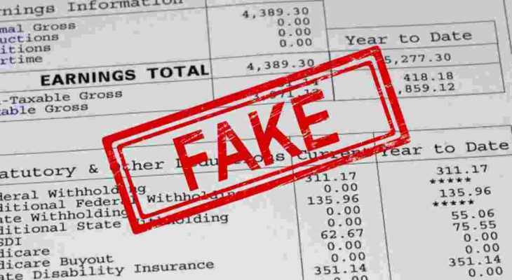 How to Get Away with Using Fake Pay Stubs