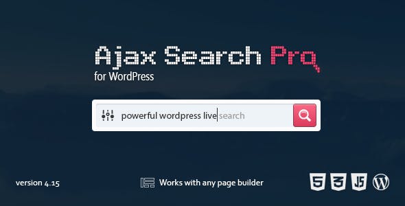 Ajax Search Pro 4.21.10 – Live WordPress Search & Filter Plugin